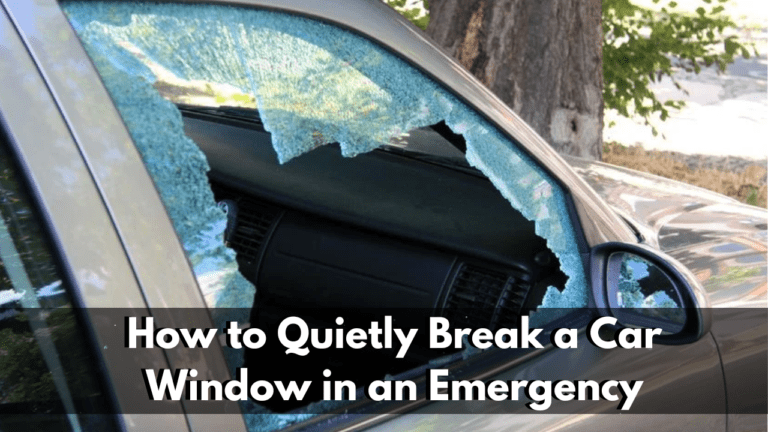 How to Quietly Break a Car Window in an Emergency