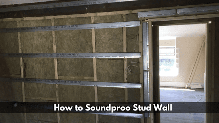 how to soundproof stud wall